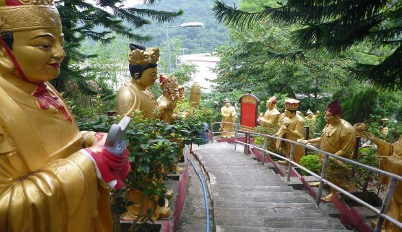 Temple of 10000 Buddhas in Hongkong