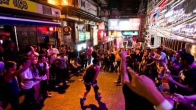 Das Nachtleben in Hongkong